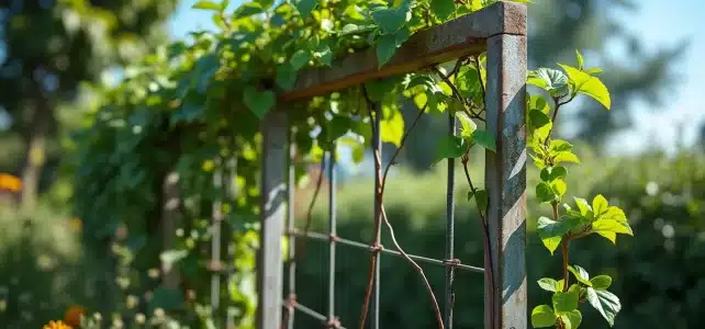 Comment choisir et installer un grillage pour la croissance optimale des plantes grimpantes comme le jasmin étoilé